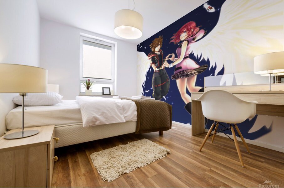 kingdom hearts Mural print