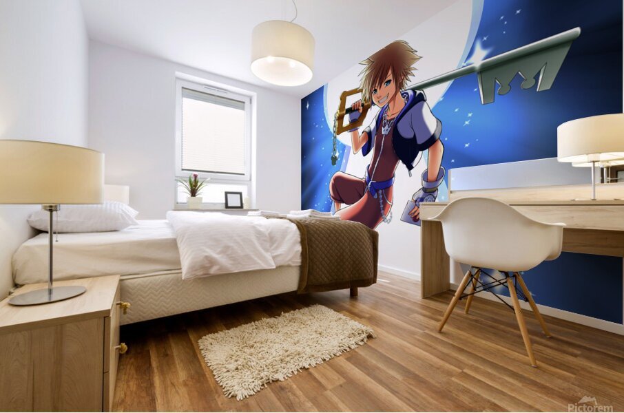 kingdom hearts Mural print