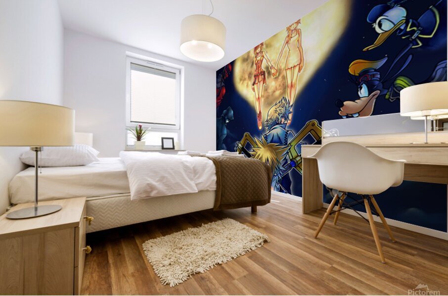 kingdom hearts Mural print