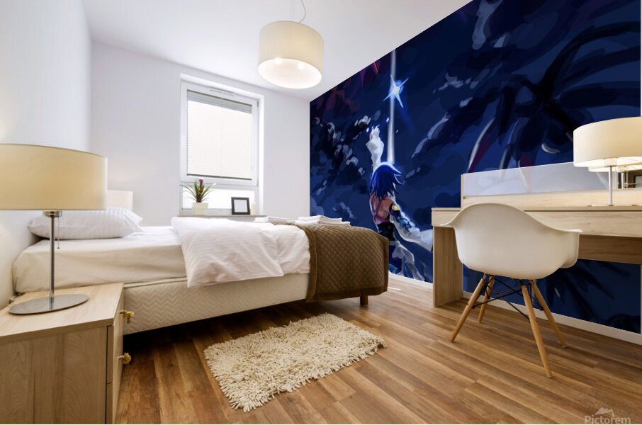 kingdom hearts Mural print