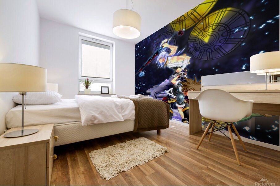 kingdom hearts Mural print