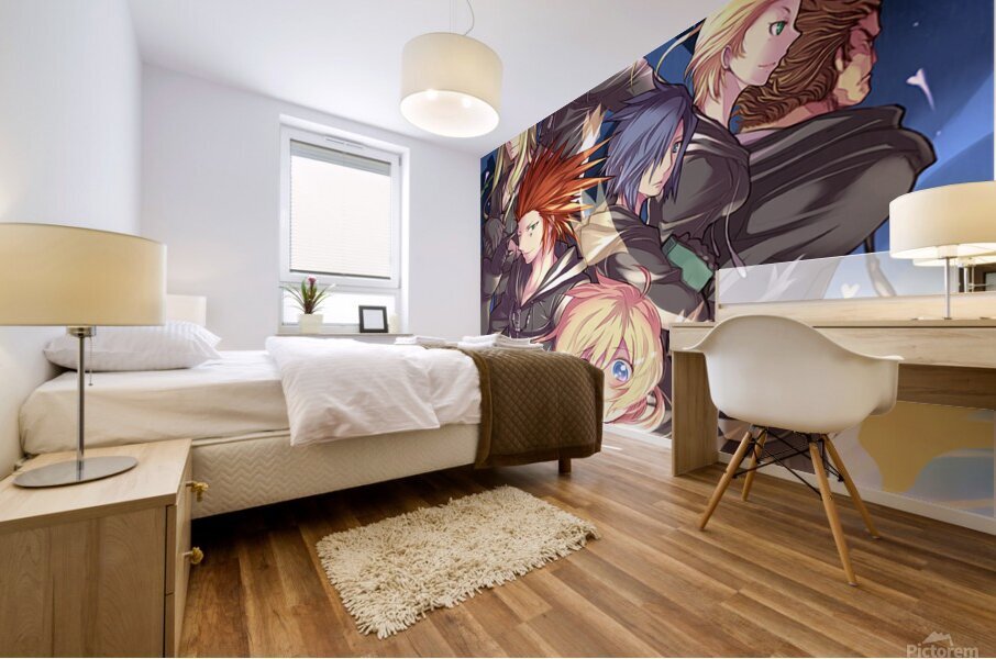 kingdom hearts Mural print