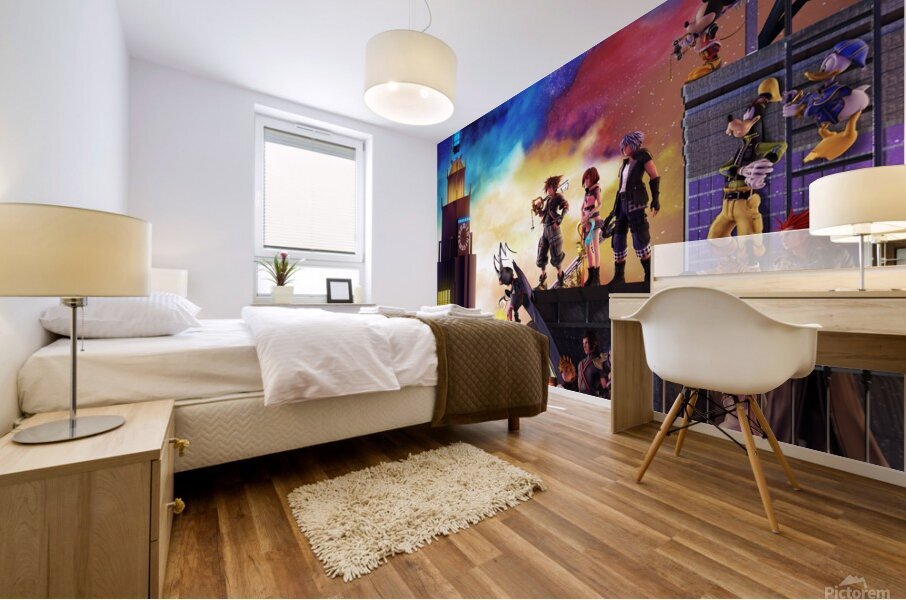 kingdom hearts Mural print