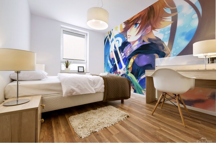 kingdom hearts Mural print