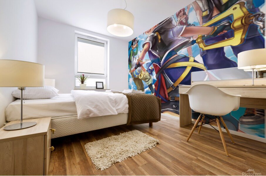 kingdom hearts Mural print