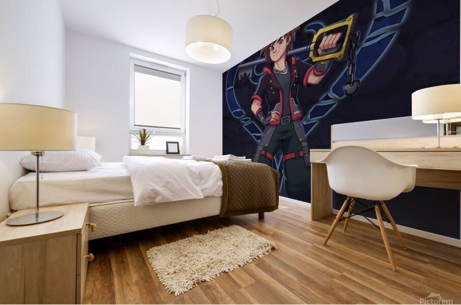 kingdom hearts Mural print