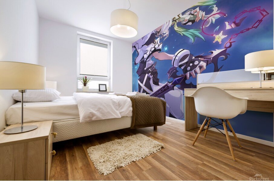 kingdom hearts Mural print