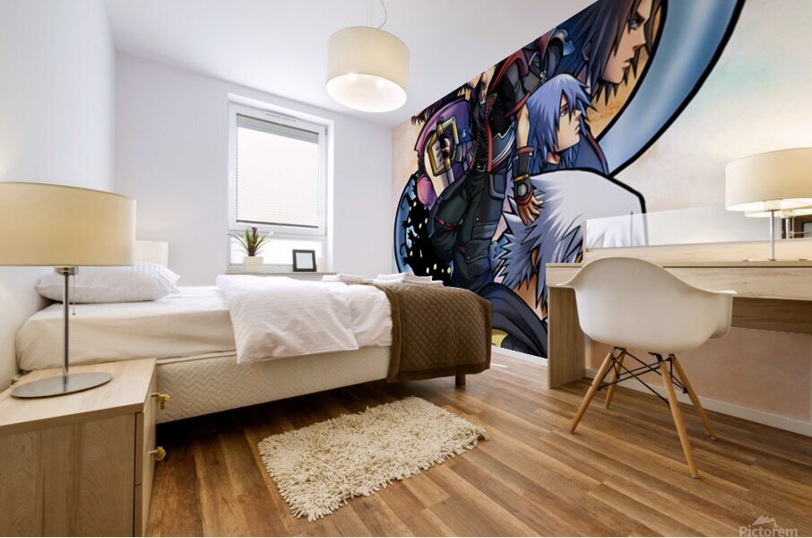 kingdom hearts Mural print