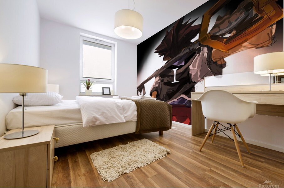 kingdom hearts Mural print