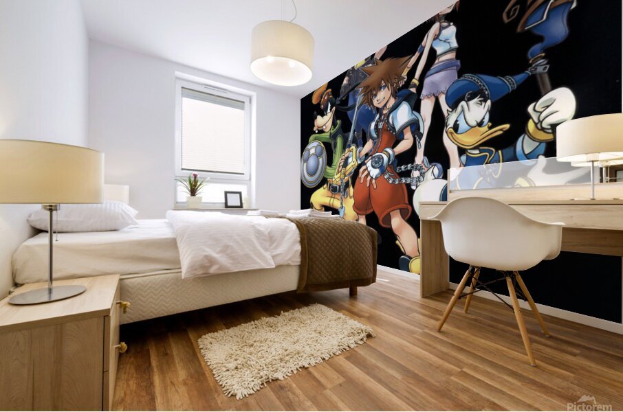 kingdom hearts Mural print