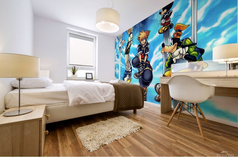 kingdom hearts Mural print