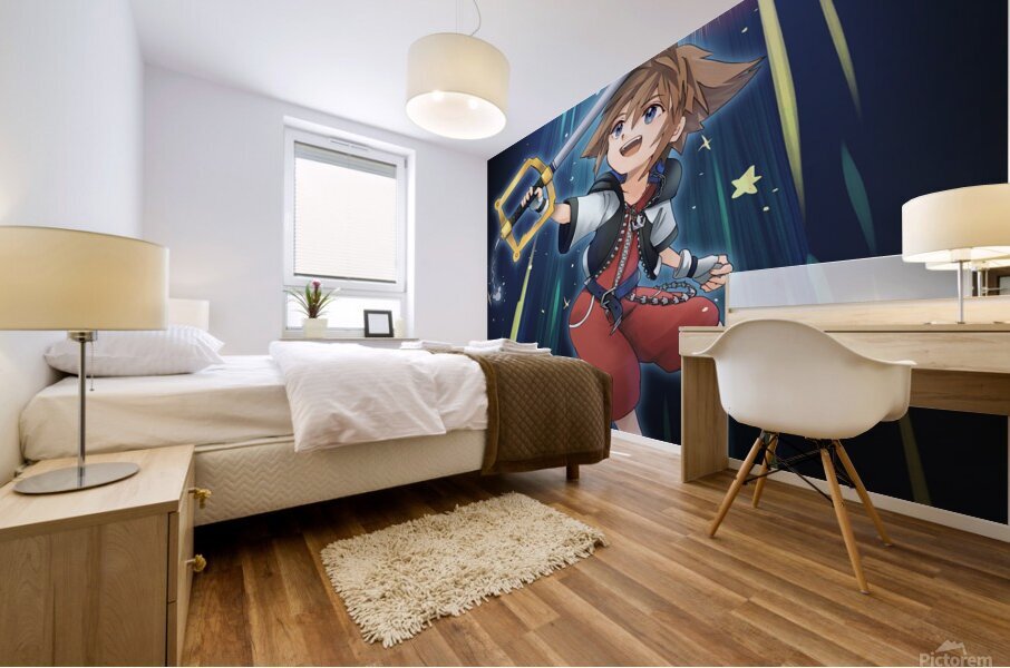kingdom hearts Mural print