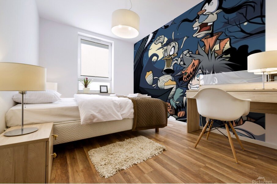 kingdom hearts Mural print