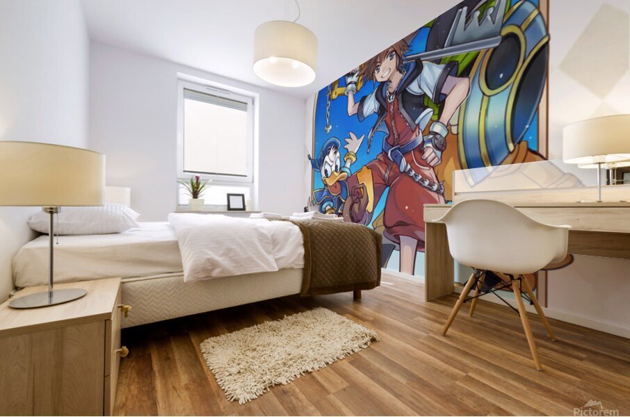 kingdom hearts Mural print