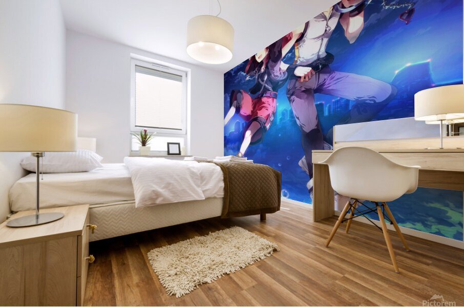 kingdom hearts Mural print
