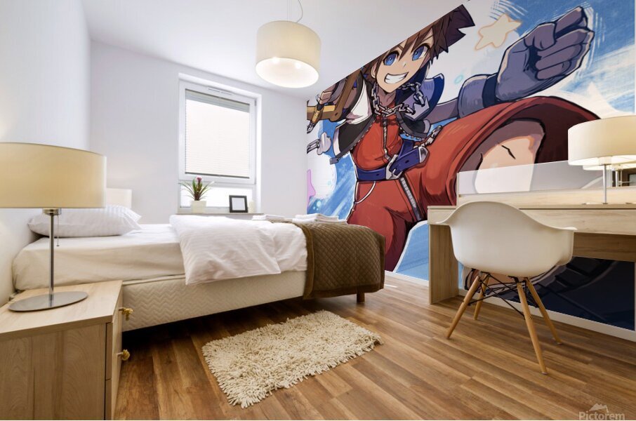 kingdom hearts Mural print