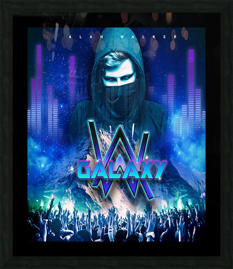 Alan Walker Picture Frame print