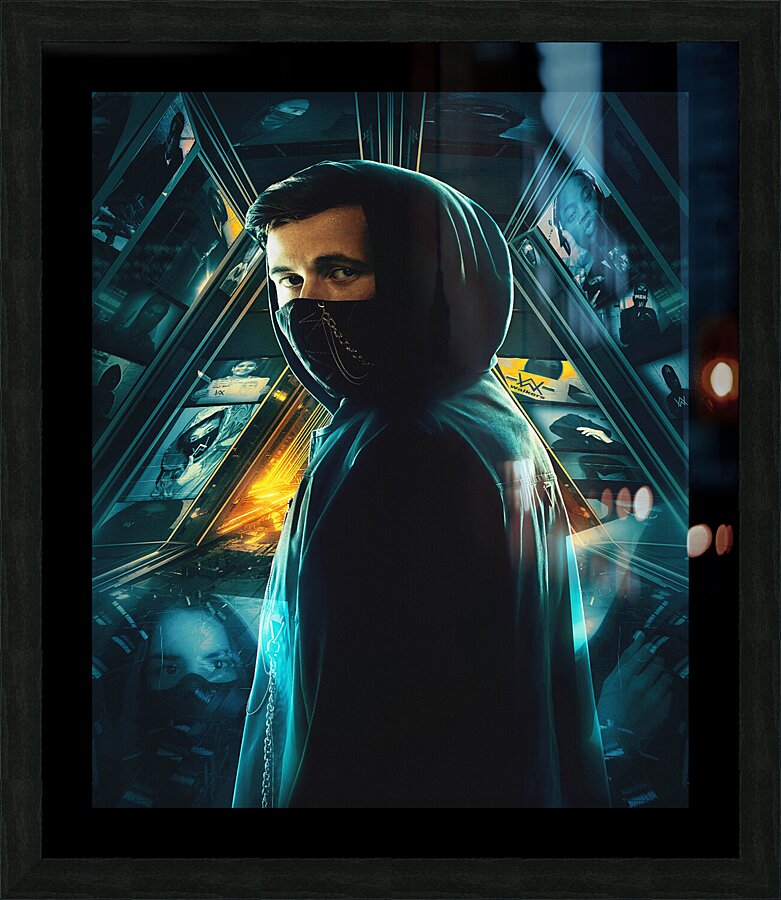 Alan Walker Picture Frame print