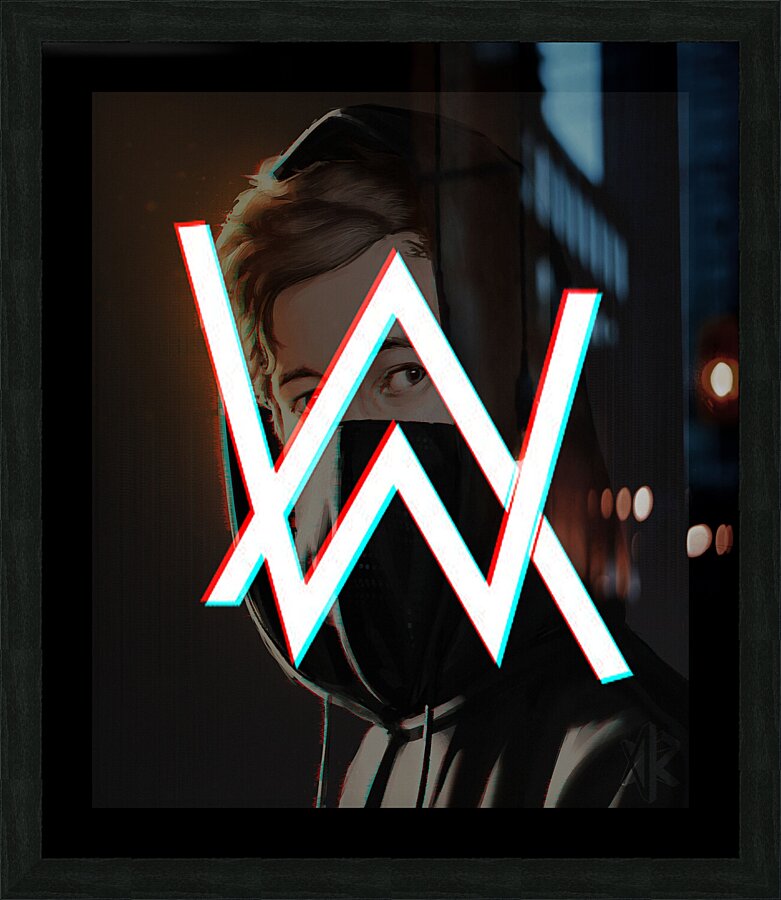 Alan Walker Picture Frame print