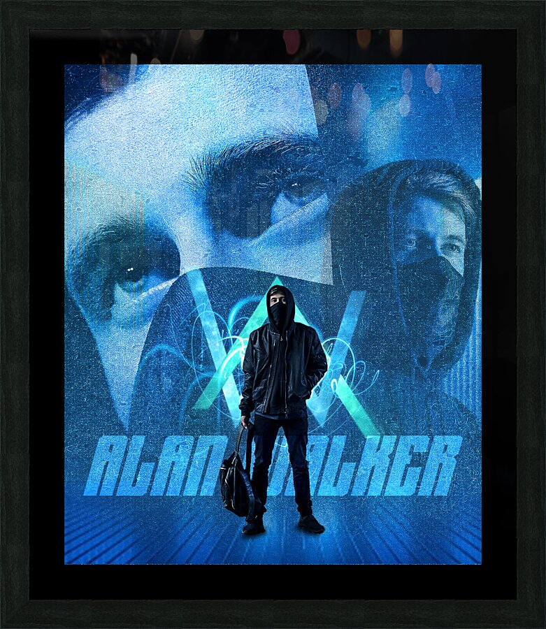 Alan Walker Picture Frame print