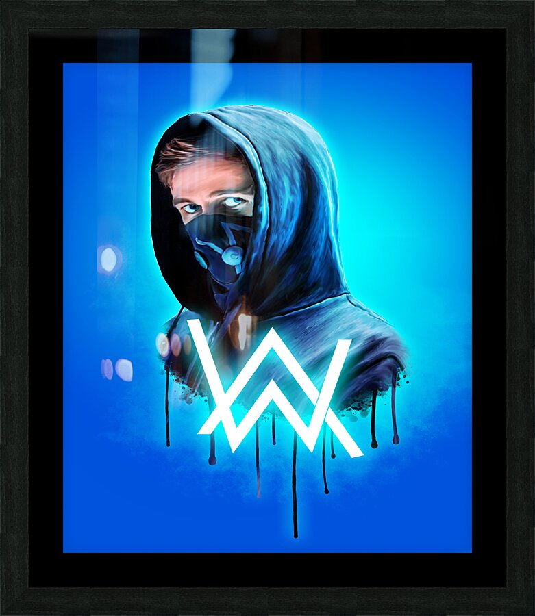 Alan Walker Picture Frame print