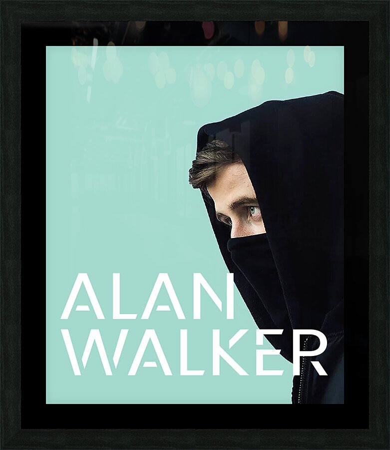 Alan Walker Picture Frame print