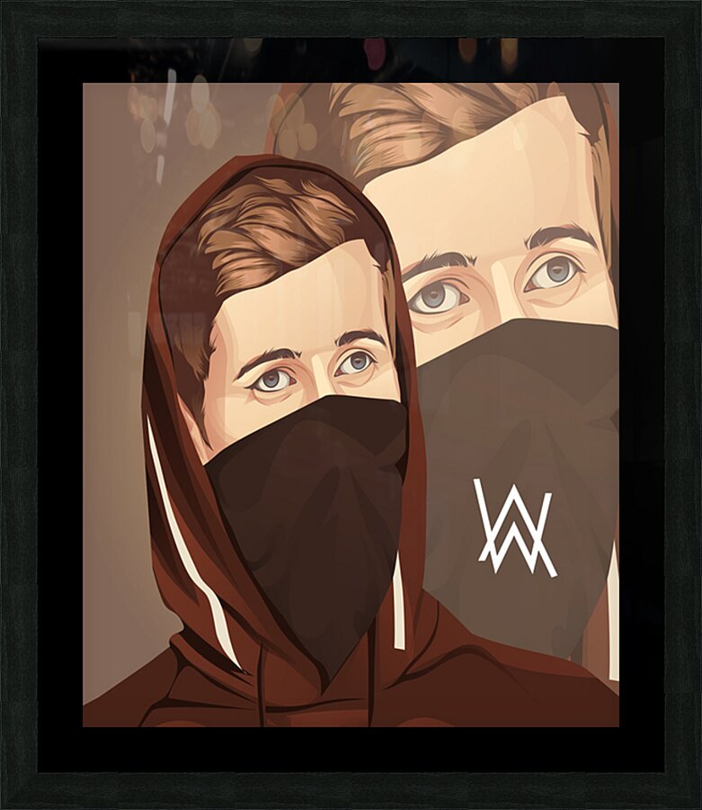 Alan Walker Picture Frame print