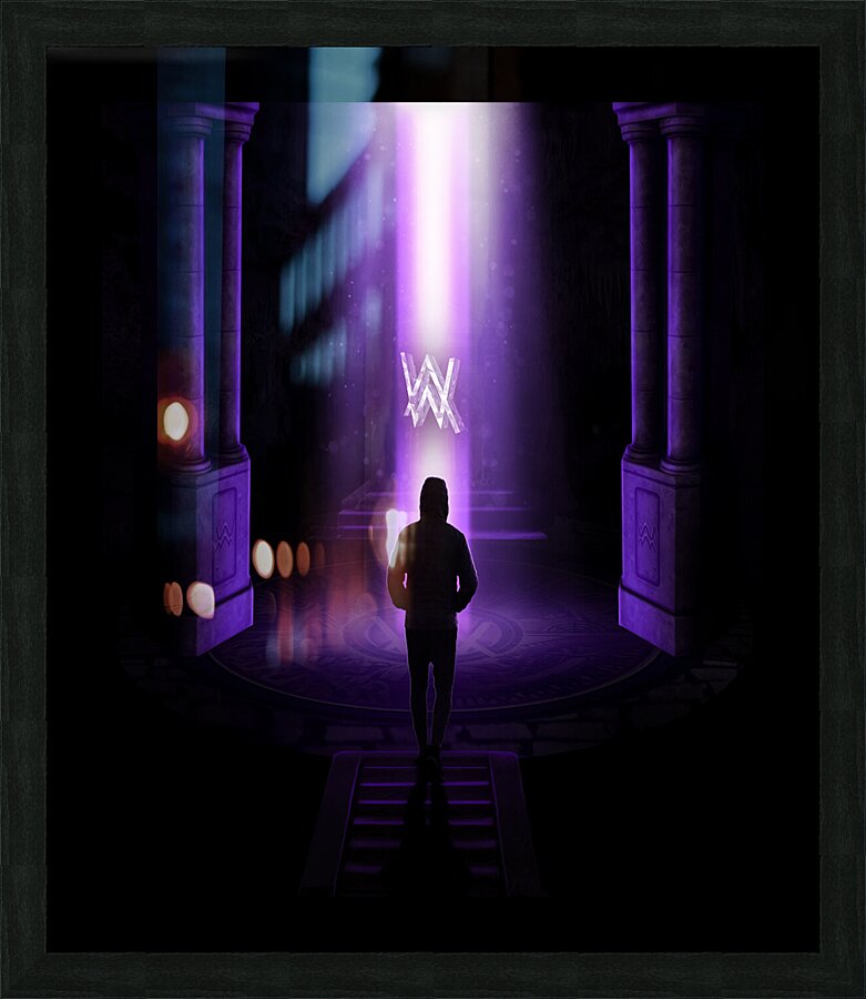 Alan Walker Picture Frame print