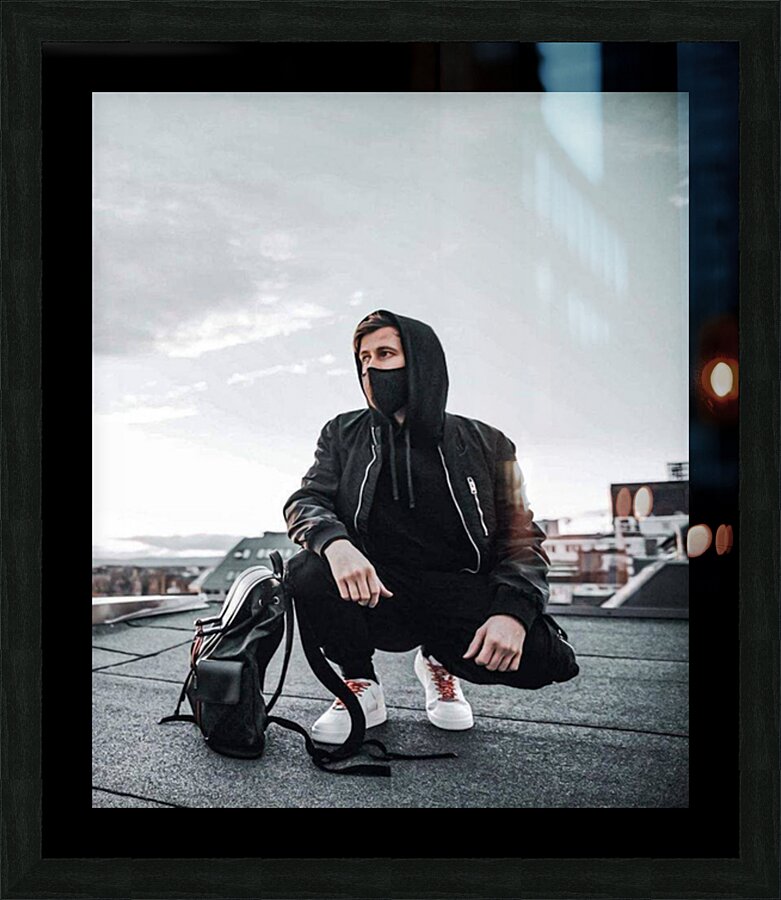 Alan Walker Picture Frame print