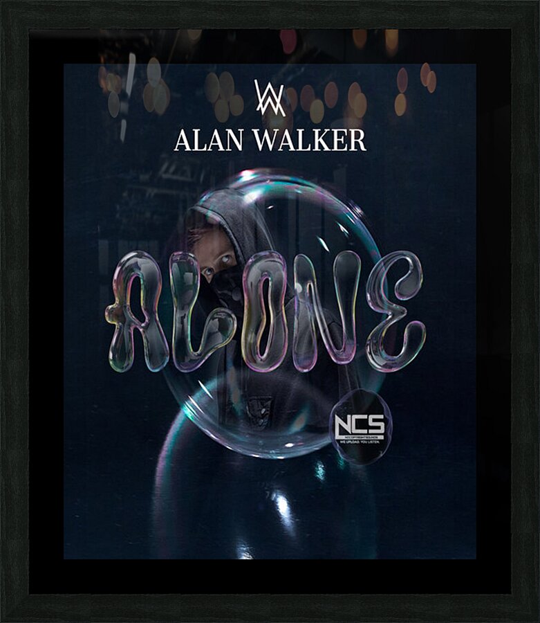 Alan Walker Picture Frame print