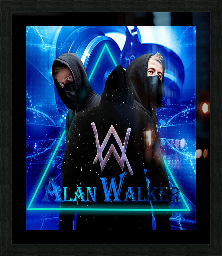 Alan Walker Picture Frame print