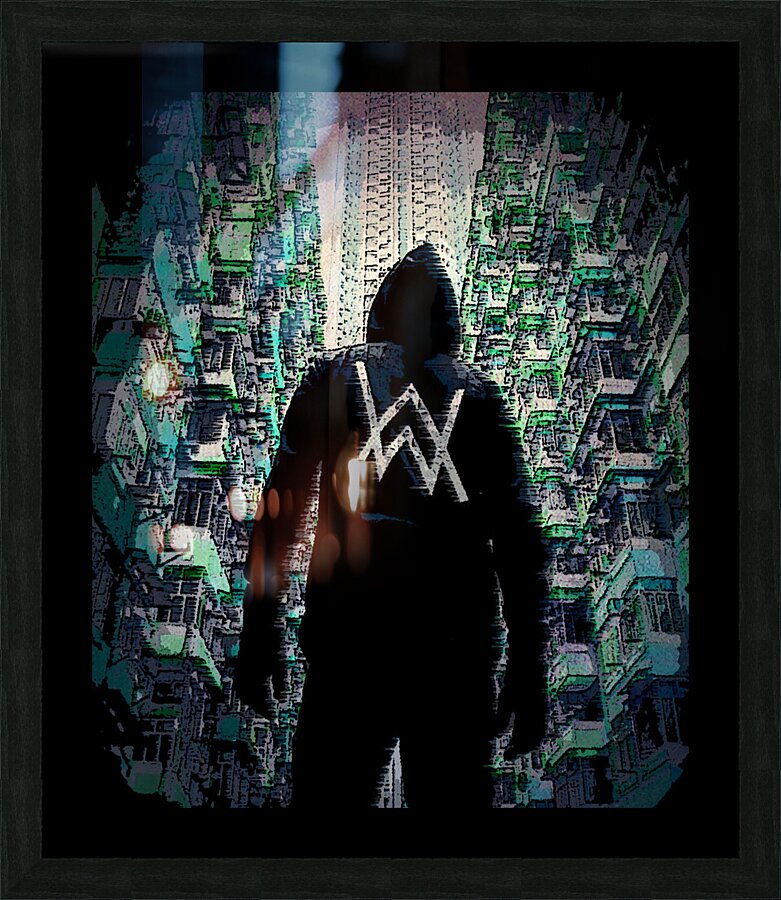 Alan Walker Picture Frame print