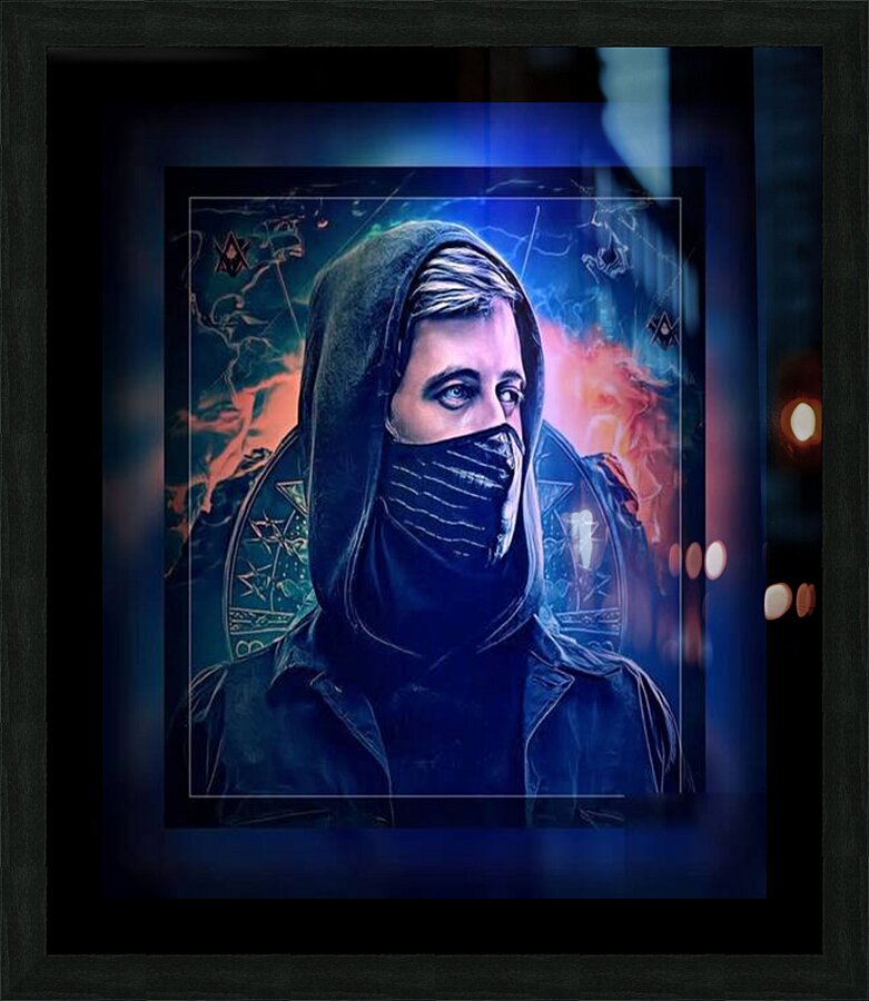 Alan Walker Picture Frame print