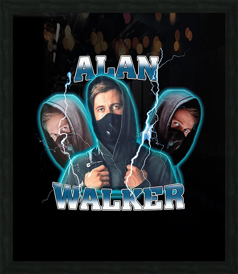 Alan Walker Picture Frame print
