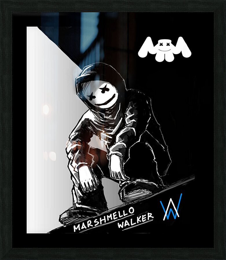 Alan Walker Picture Frame print