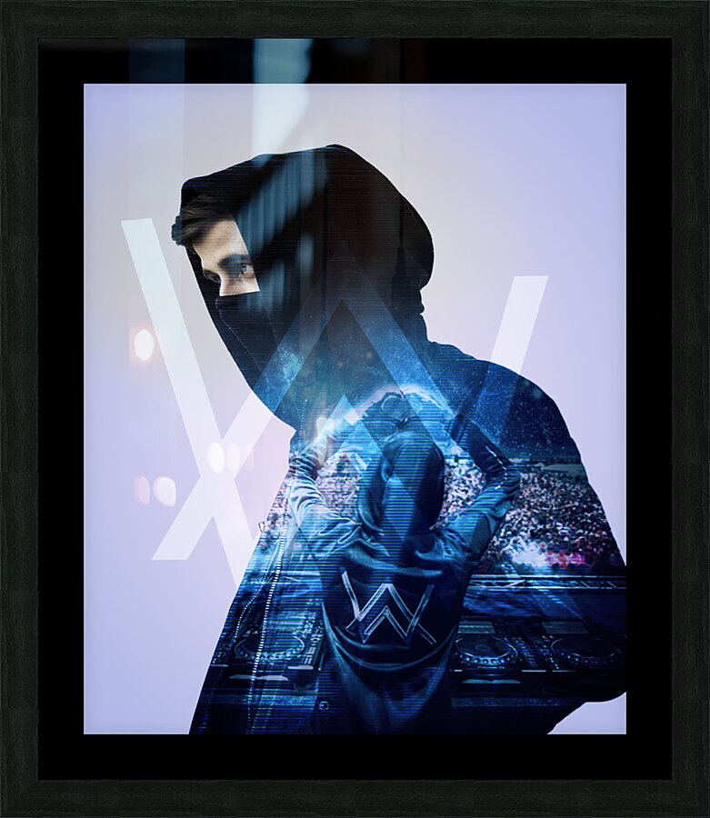 Alan Walker Picture Frame print