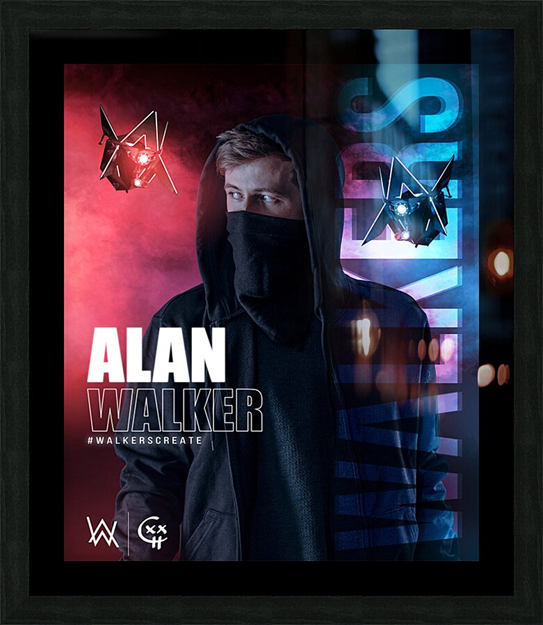 Alan Walker Picture Frame print