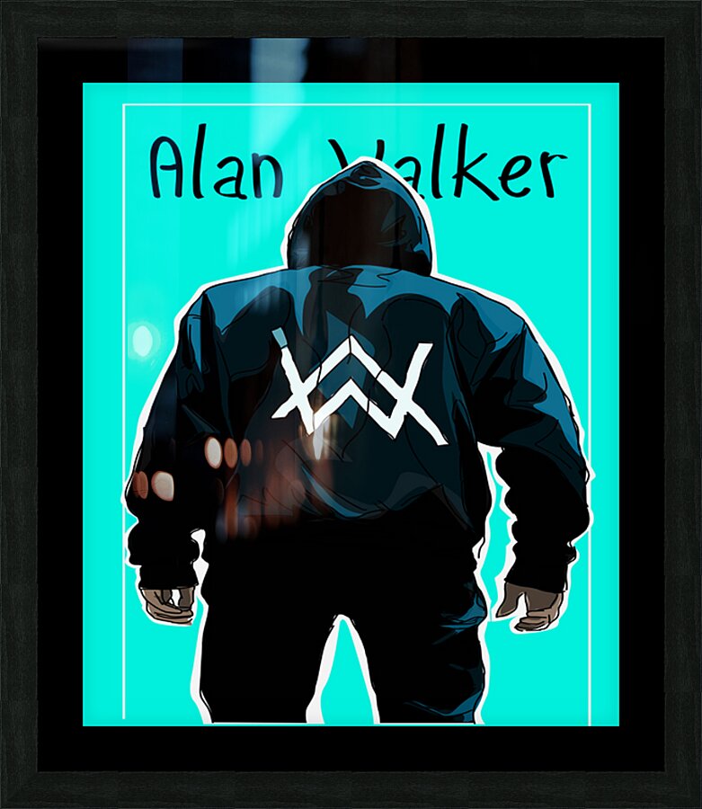 Alan Walker Picture Frame print
