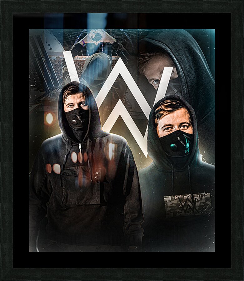 Alan Walker Picture Frame print