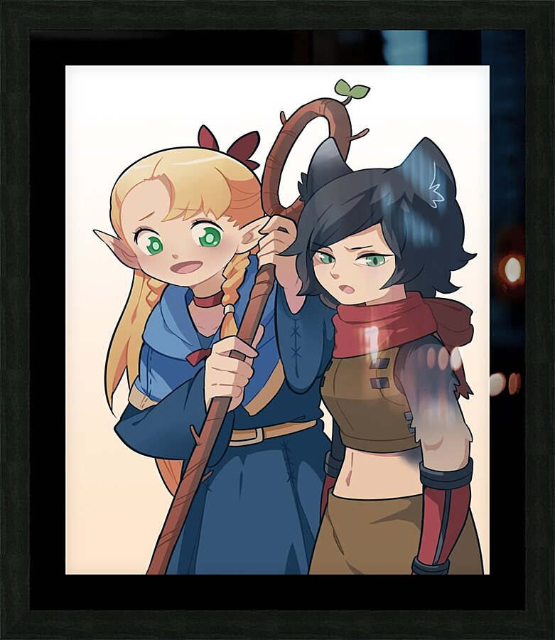 Dungeon Meshi Picture Frame print