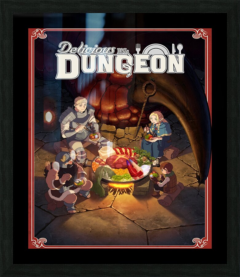 Dungeon Meshi Picture Frame print