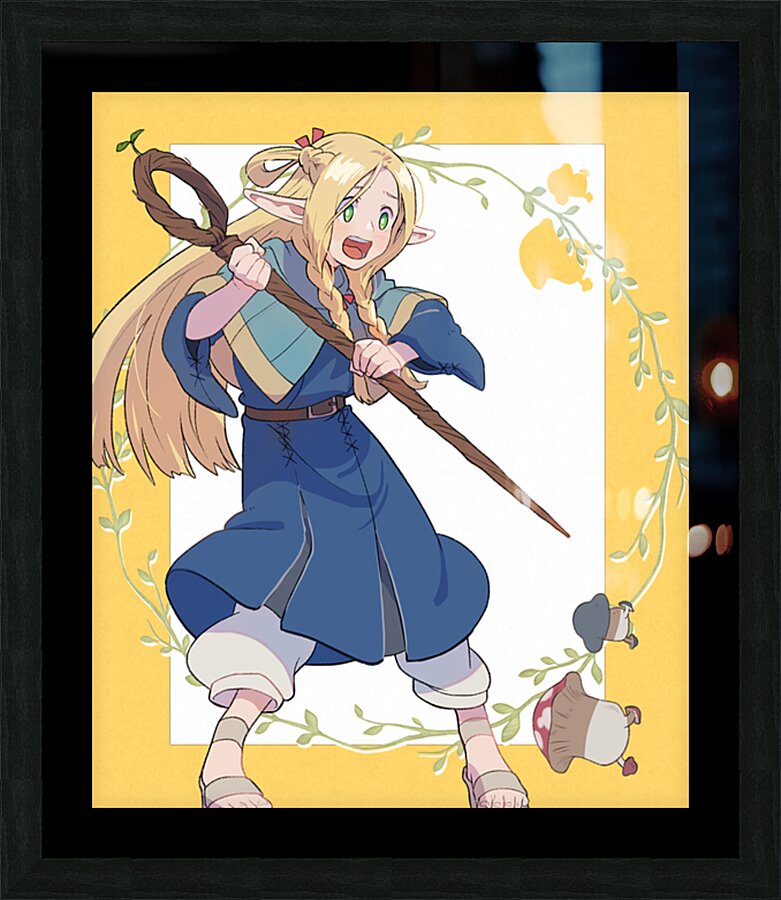 Dungeon Meshi Picture Frame print