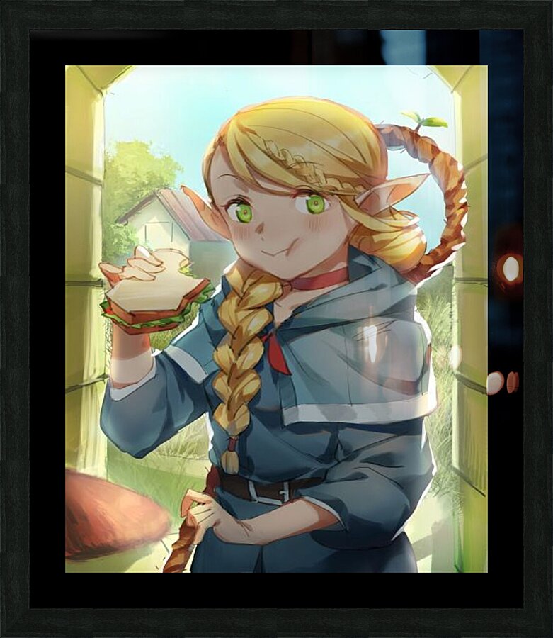 Dungeon Meshi Picture Frame print