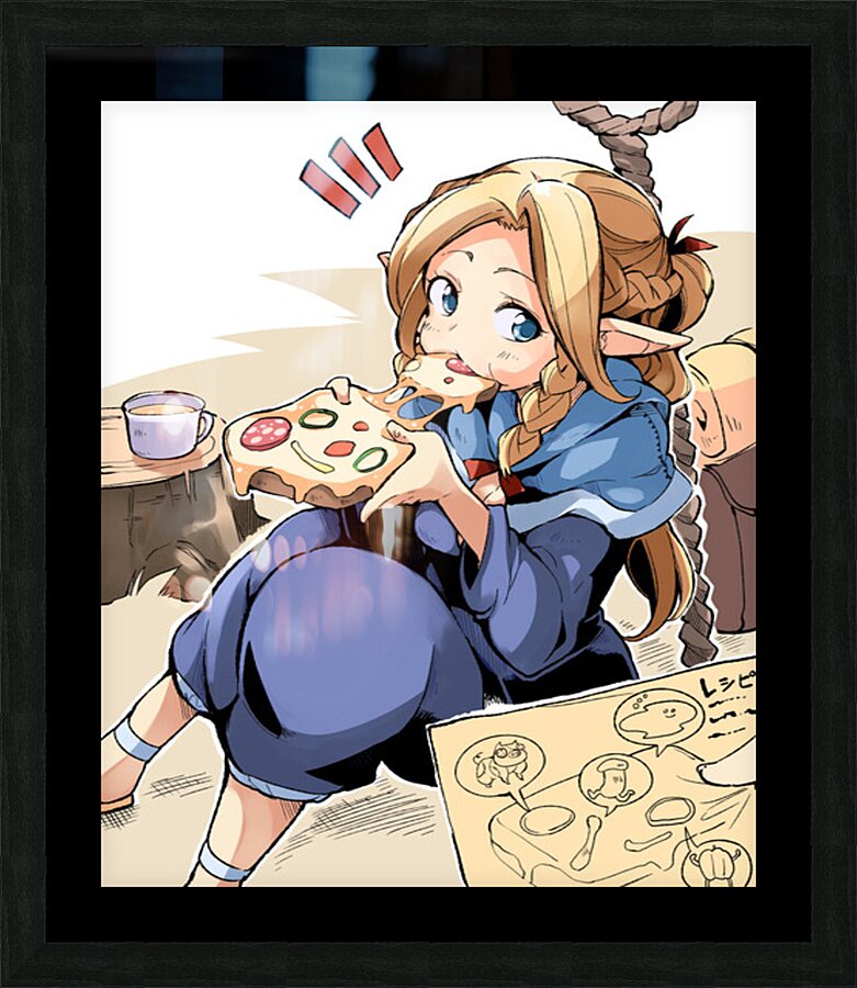 Dungeon Meshi Picture Frame print