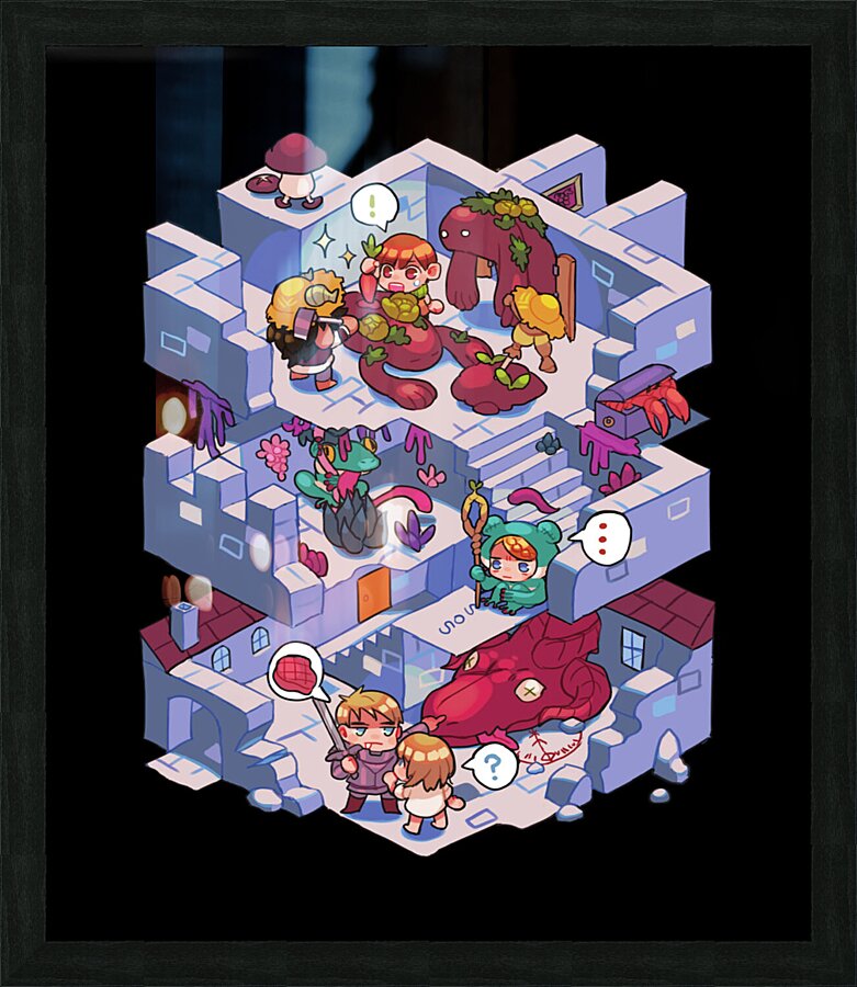 Dungeon Meshi Picture Frame print