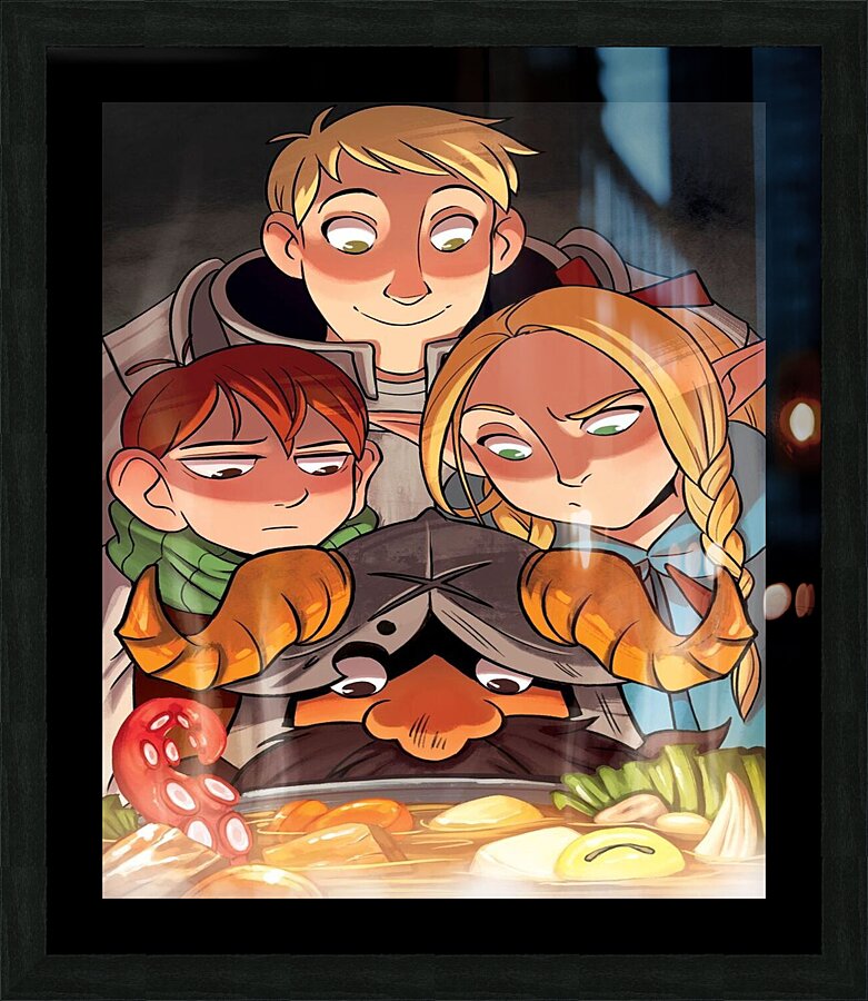 Dungeon Meshi Picture Frame print