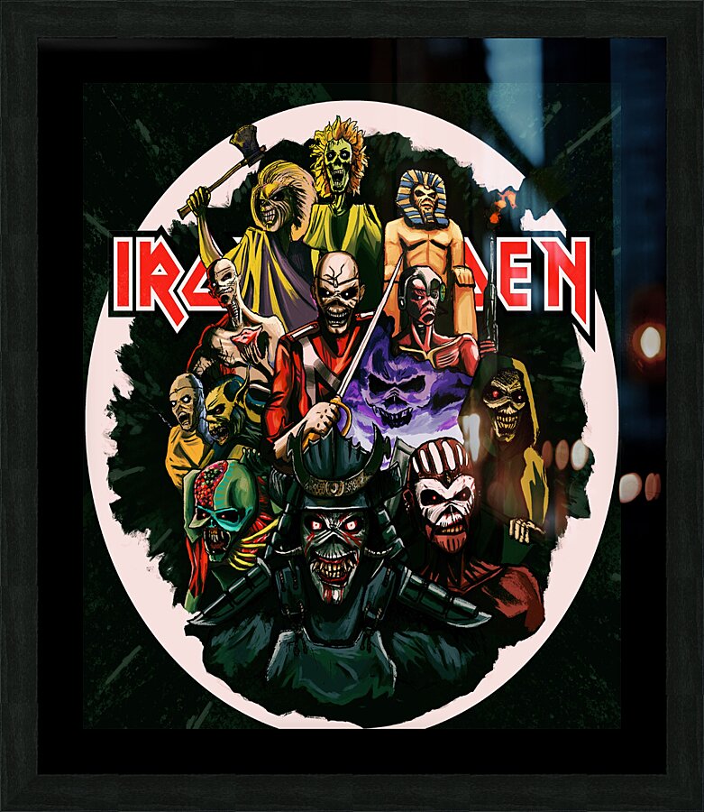 Iron Maiden Picture Frame print