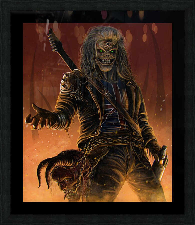 Iron Maiden Picture Frame print