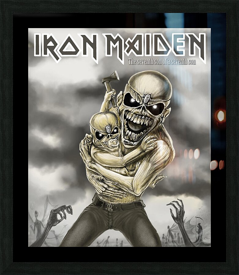 Iron Maiden Picture Frame print
