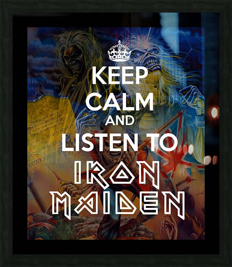 Iron Maiden Picture Frame print